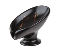 Мыльница ELEGANCE PERFECTO LINEA черная арт. 35-113891