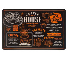 Салфетка сервировочная полипропиленовая "Coffee House", 43.5х28.2 см, PERFECTO LINEA