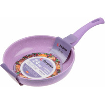 Сковорода алюминиевая с антипригарным покрытием Perfecto Linea Cook Fun, лиловая 24х5,5 см. арт. 55-240110 Сковорода алюминиевая с антипригарным покрытием Perfecto Linea Cook Fun, лиловая 24х5,5 см. арт. 55-240110