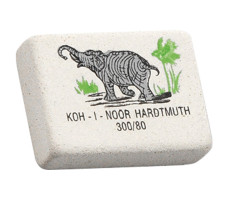 Ластик KOH-I-NOOR 300/80 прямоугольный белый 220400