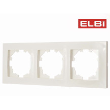 Рамка 3-я, кремовый, EL-BI Vega 510-010300-227 Рамка 3-я, кремовый, EL-BI Vega 510-010300-227