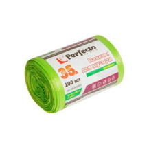 Пакеты для мусора эконом, 35 л, 100 шт., PERFECTO LINEA (Тип дна: звезда.) Пакеты для мусора эконом, 35 л, 100 шт., PERFECTO LINEA (Тип дна: звезда.)
