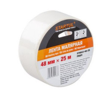 Лента малярная 48ммх25м STARTUL PROFI (ST9043-48-25), белая
