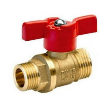 Кран шаровый 1/2" стандарт нар.-нар. бабочка PN1,6 МПа, 11Б27п7, Цветлит