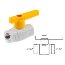 Кран шаровый ПП вн.-вн. 1/2" AV Engineering (Кран ПП шаровый 1/2" вн.-вн. ручка) Кран шаровый ПП вн.-вн. 1/2" AV Engineering (Кран ПП шаровый 1/2" вн.-вн. ручка)