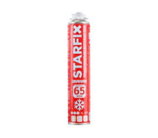 Пена монтажная профессиональная зимняя STARFIX Gunfoam Winter 65 (850 мл) (Выход пены до 65 литров)