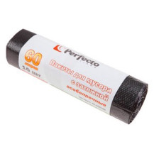Пакеты для мусора особопрочные с затяжкой, 60 л, 10 шт., PERFECTO LINEA Пакеты для мусора особопрочные с затяжкой, 60 л, 10 шт., PERFECTO LINEA