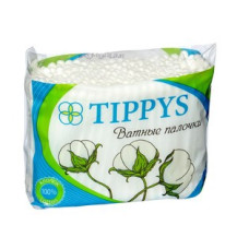 Tippys палочки ватные 200 шт. в полиэтилене Tippys палочки ватные 200 шт. в полиэтилене