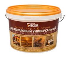 Лак акриловый Универсальный 2,5кг SUPER DECOR