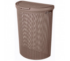 Корзина для белья "ECO Style" 460х265х610 мм (коричневый)