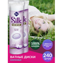 Диски ватные Ola Silk 120 шт Диски ватные Ola Silk 120 шт