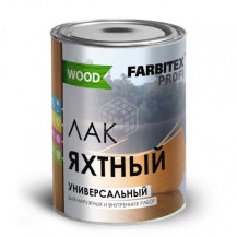 Лак FARBITEX PROFI WOOD алкидный яхтный универсальный 0,9л