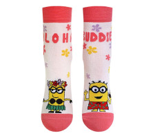 Носки женские MINIONS рис. 497 св. розовый р. 23 арт. 20С1124