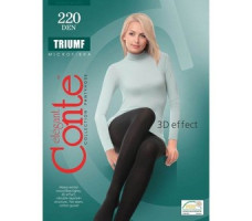 Колготки женские CONTE ELEGANT TRIUMF 220, р.6, nero