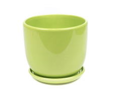 Горшок для цветов керамич. 14х13см арт. TX93003green-3