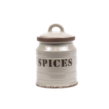 Банка для сыпучих продуктов керамическая Spices 240см арт. LF13300-Grey Банка для сыпучих продуктов керамическая Spices 240см арт. LF13300-Grey