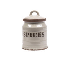 Банка для сыпучих продуктов керамическая Spices 240см арт. LF13300-Grey