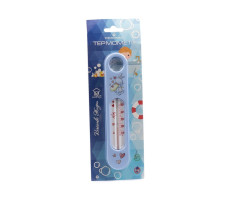 Термометр для воды в пласт. корпусе От 10·c до+40·c 19,5х4см арт. 300148