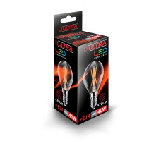 Лампа светодиодная LED G45 F 4W E14 3000K