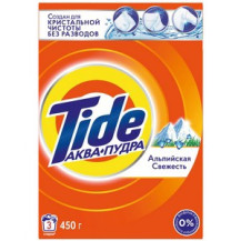 TIDE Авт СМС порошк. Альпийская свежесть 450г TIDE Авт СМС порошк. Альпийская свежесть 450г