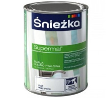 Эмаль Sniezka Supermal масляно- фталевая белая RAL9003 (0,4 л) для окон и дверей