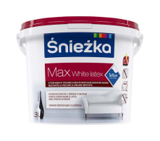Краска Снежка Макс Уайт Латекс, 3 л SNIEZKA MAX WHITE LATEX