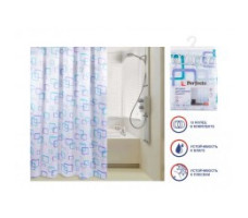Шторка для ванной PERFECTO LINEA Harmony квадро 180х180см арт.36-118013
