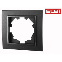 Рамка 1-я, дымчатый EL-BI Zena 608-011100-271 Рамка 1-я, дымчатый EL-BI Zena 608-011100-271