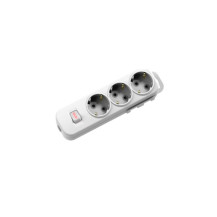 Колодка EL-BI Myra 3гн б/з 527-010200-300 белая Турция