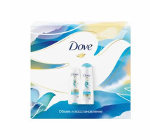 Набор подарочный DOVE коллекция объем и восстановление (шампунь+бальзам)