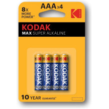 Элемент питания Kodak MAX LR03-4BL 4 шт. Элемент питания Kodak MAX LR03-4BL 4 шт.