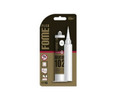 Герметик силиконовый санитарный FOME FLEX "SANITARY SILICON 102" (прозр.) 70мл в блистере