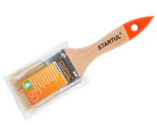 Кисть плоская 1,5"-38мм STARTUL STANDART+ (покраска стен и фасадов, флейцевая малярная, все типы ЛКМ, удлиненная щетина, утолщенная рукоять)