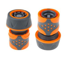 Муфта быстросъемная 3/4" с автостоп. STARTUL GARDEN (ST6016-4-3/4) (soft touch, двухкомпонентная)
