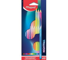 Карандаши цветные "NIGHTFALL" 12 цветов арт. 831700
