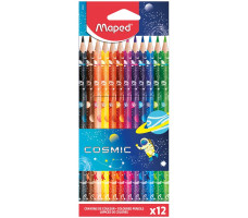 Карандаши цветные пластиковые Maped "Color'Peps Cosmic"