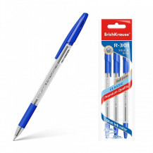 Ручка шариковая, ErichKrause R-301 Classic Stick&Grip 1,0 синий 50шт арт,39527 Ручка шариковая, ErichKrause R-301 Classic Stick&Grip 1,0 синий 50шт арт,39527