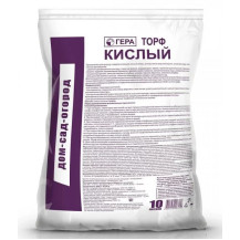 Торф кислый Гера 10 л. Торф кислый Гера 10 л.