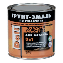 Грунт-эмаль 3в1 DALI RAL3005 винно-красный 0,75л Грунт-эмаль 3в1 DALI RAL3005 винно-красный 0,75л