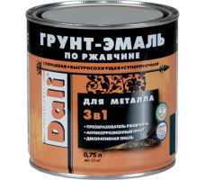 Грунт-эмаль 3в1 DALI RAL3005 винно-красный 0,75л