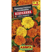 Семена Бархатцы Избранник отклоненные, смесь окрасок