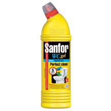 Sanfor средство санитарно-гигиеническое WC gel 750г морской бриз загущенное Sanfor средство санитарно-гигиеническое WC gel 750г морской бриз загущенное