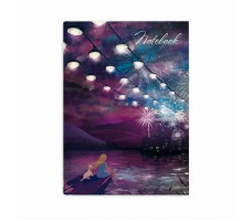 Книжка записная Яркая ночь А6+ 80л. тв.переплет арт. 48346