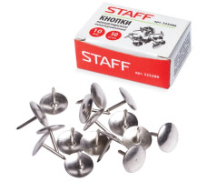 Кнопки канцелярские STAFF 10 мм., 50 шт.