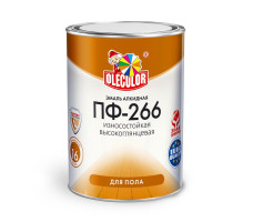 Эмаль ПФ-266 для пола желто - коричневая 900 г OLECOLOR