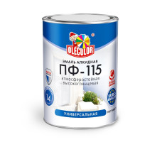 Эмаль ПФ-115 OLECOLOR вишневая (800 г)