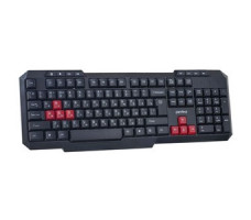 Клавиатура проводная Perfeo "COMMANDER" Multimedia, USB, чёрн, GAME DESIGN (PF-006) /20