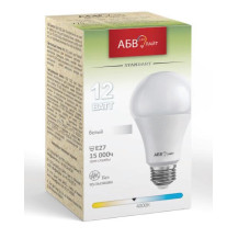 Лампа светодиодная АБВ LED лайт St A60 12W E27 4000К Лампа светодиодная АБВ LED лайт St A60 12W E27 4000К