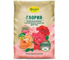 Удобрение для роз Глория 1кг (NPK-5:9:5) минеральное удобрение, Фаско