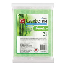 Салфетки для уборки GRIFON бамбук 30х38 см., 3 шт.